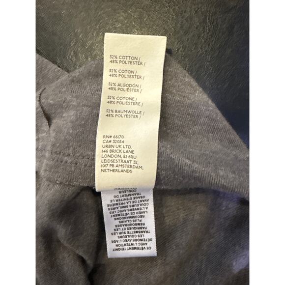 We The Free Free People Always Split V Neck Cap Sleeve Tee Shirt Women's Small - Picture 4 of 6